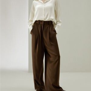 Lilysilk “The SOS Shirt” Elegant Cream Button Down Shirt for Women